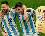 Julián Álvarez, la figura de la Selección Argentina en el Mundial Qatar 2022, tiene una valoración de 78 puntos en Fifa 23.