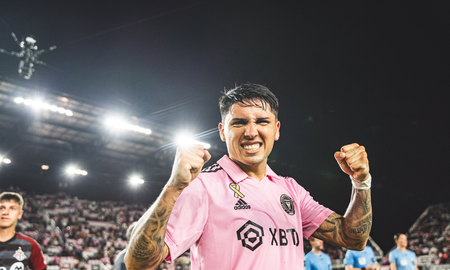 Facundo Farías, autor de un gol en la victoria de Inter Miami. Facundo Farías, autor de un gol en la victoria de Inter Miami.