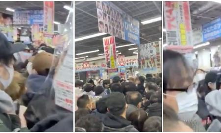 Las fuerzas de seguridad ruvieron que controlar la situación y cerrar las ventas Las fuerzas de seguridad ruvieron que controlar la situación y cerrar las ventas