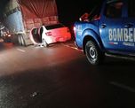 El accidente ocurrió durante la madrugada en la Ruta Nacional 98. El accidente ocurrió durante la madrugada en la Ruta Nacional 98.