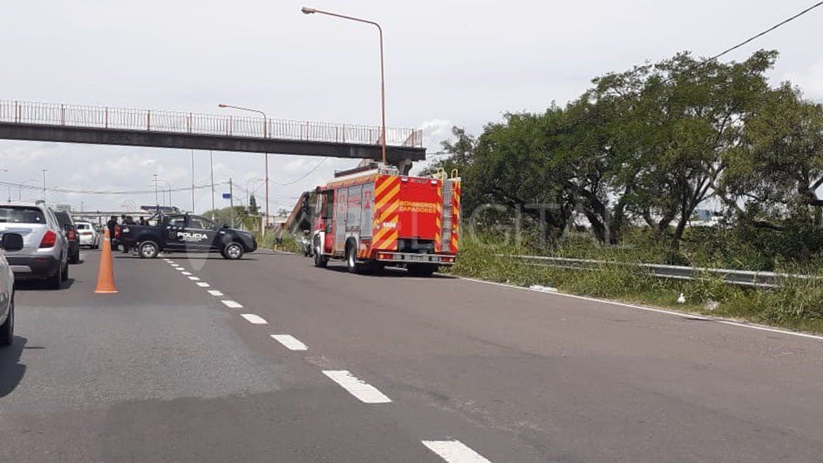 Murió un ciclista en un accidente de tránsito en Ruta Nacional 168