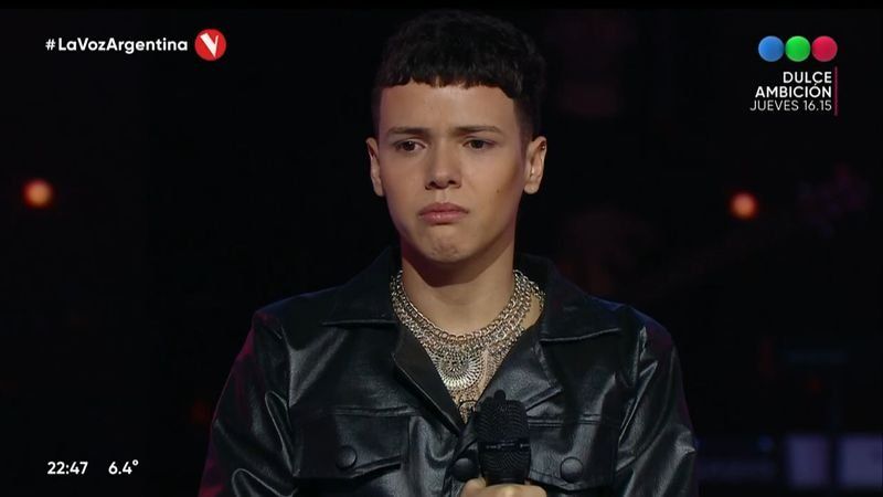 Santiago Borda no se había presentado a La Voz Argentina.
