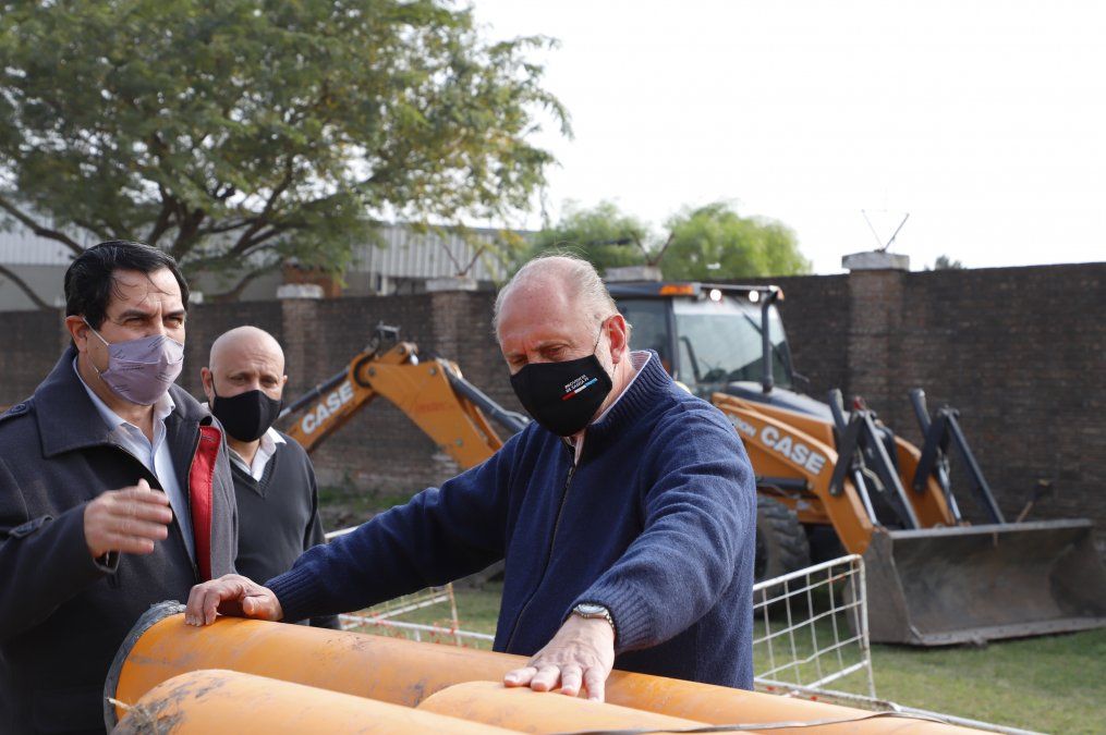 El gobernador Perotti recorrió obras en Reconquista y habló sobre la importancia de la Ley de Conectividad para integrar Santa Fe.&nbsp;