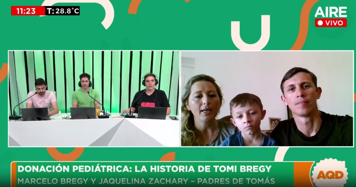 Tomás y su familia hablaron con AIRE de la batalla que enfrentaron juntos para obtener su trasplante de riñón.