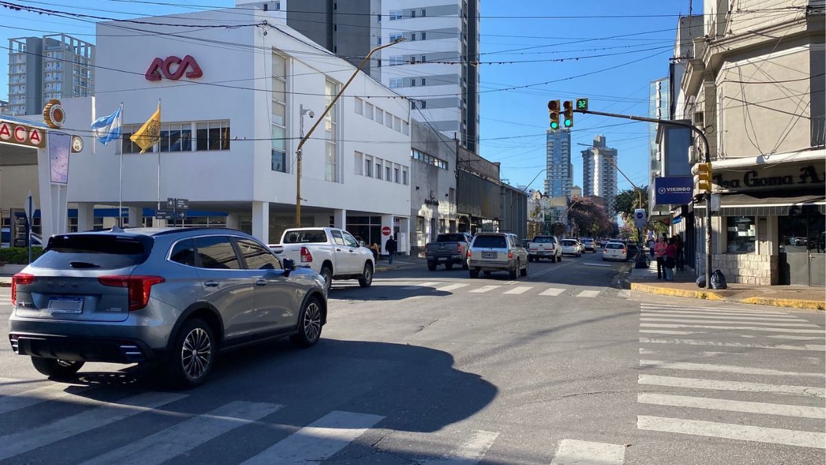 El cambio en Avenida Rivadavia y Suipacha