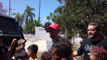 Javier Mascherano estuvo presente en el torneo El Verdecito, organizado por el club Sanjustino, de la Liga Santafesina de Fútbol.