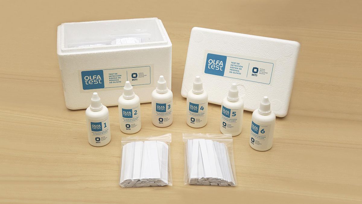 El kit denominado Olfatest cuenta con seis goteros de esencias diferentes.&nbsp;