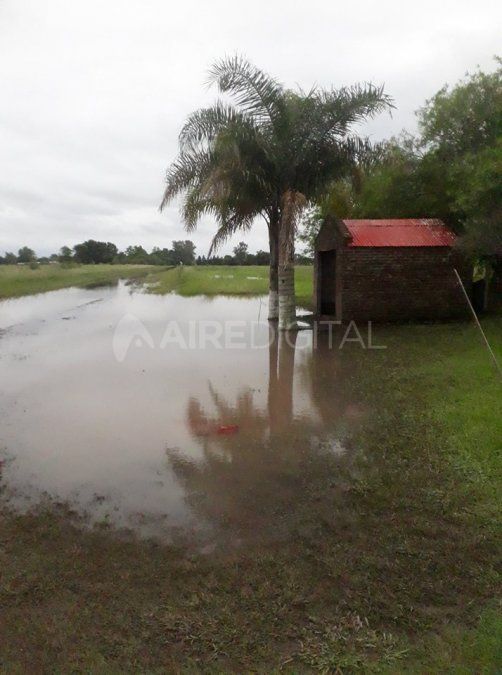 Calles de Marcelino Escalada el domingo despu&eacute;s de las intensas lluvias