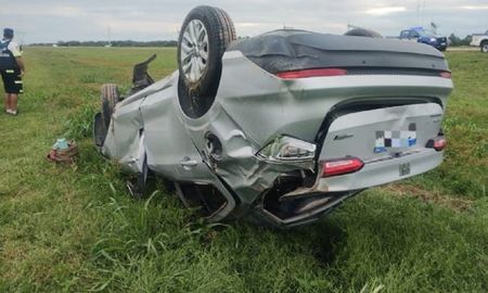 El accidente se produjo durante la tarde del domingo, en el kilómetro 310 de la Ruta Nacional 19. El accidente se produjo durante la tarde del domingo, en el kilómetro 310 de la Ruta Nacional 19.