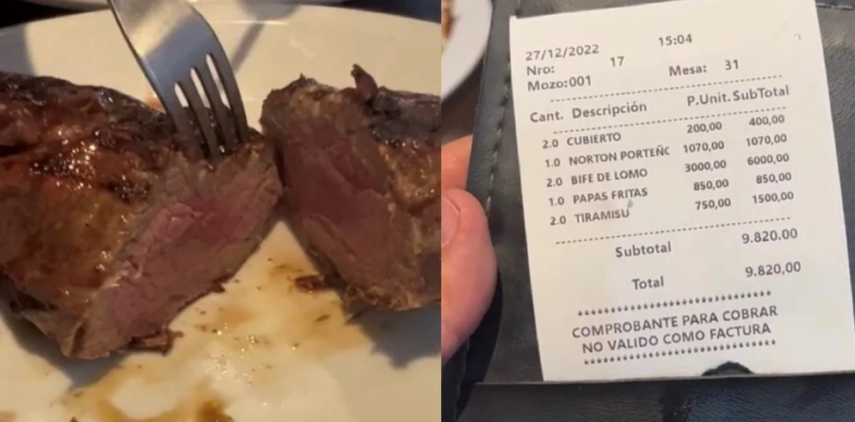 La sorprendente reacción de dos turistas al descubrir lo barato que es comer en una parrilla argentina