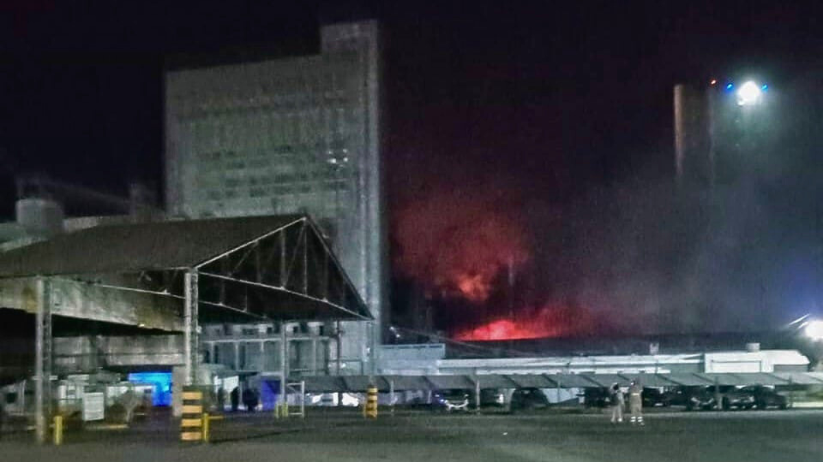 El incendio se desató en el espacio perteneciente a Terminales VI y VII.&nbsp;