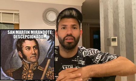 El papelón del Kun Agüero: no se acordaba el nombre de San Martín y puso en duda que haya cruzado Los Andes El papelón del Kun Agüero: no se acordaba el nombre de San Martín y puso en duda que haya cruzado Los Andes