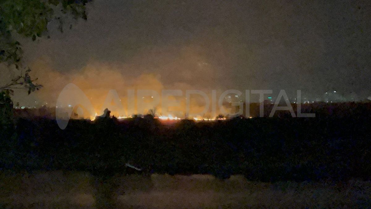 Los incendios se registran en una zona cercana al Puente Carretero.