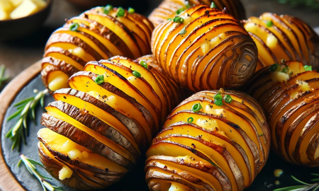 Papas Hasselback: la receta ideal para Año Nuevo Papas Hasselback: la receta ideal para Año Nuevo