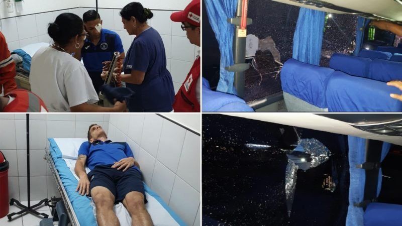 Tres muertos y doce heridos en un ataque al micro de un equipo de fútbol hondureño