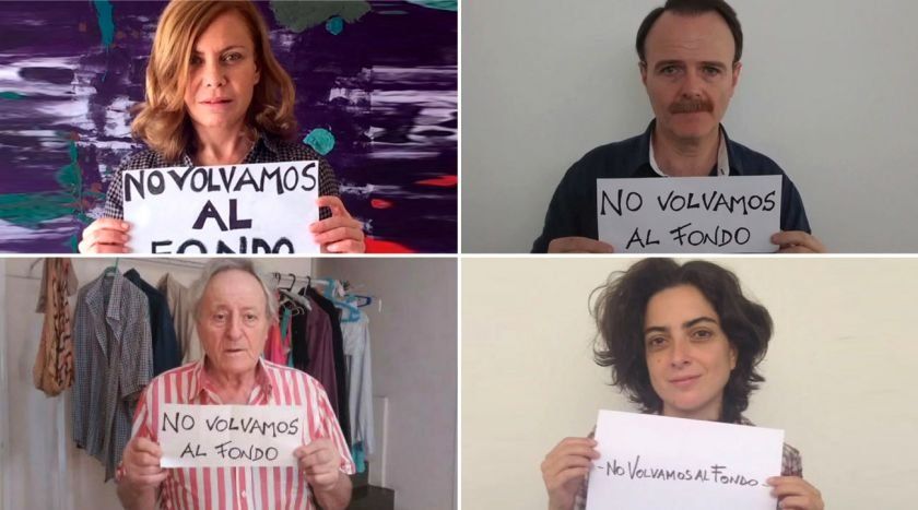 Actores y actrices convocan a una marcha en contra del FMI