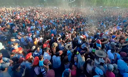 Río Negro: descontrol en una jineteada con 6 mil personas sin barbijo Río Negro: descontrol en una jineteada con 6 mil personas sin barbijo
