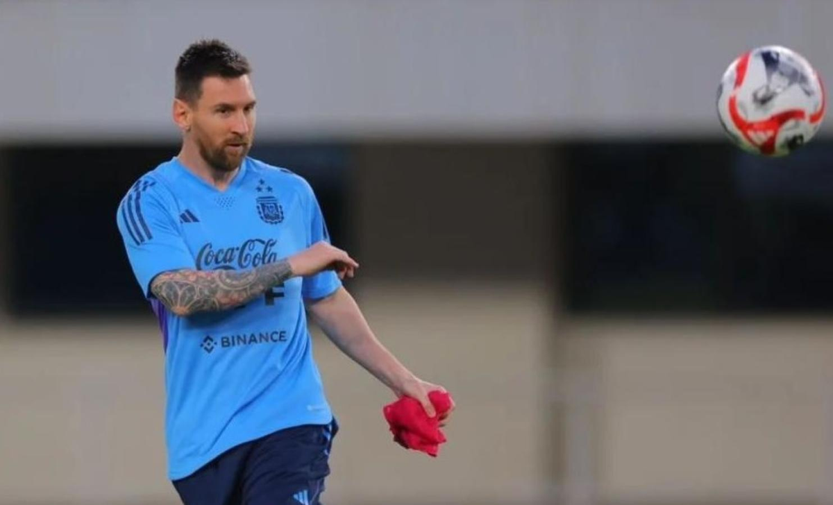 Lionel Messi se encuentra en China junto a la Selección Argentina.