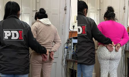 Las presuntas extorsionadoras fueron arrestadas y puestas a disposición de la Justicia. Las presuntas extorsionadoras fueron arrestadas y puestas a disposición de la Justicia.