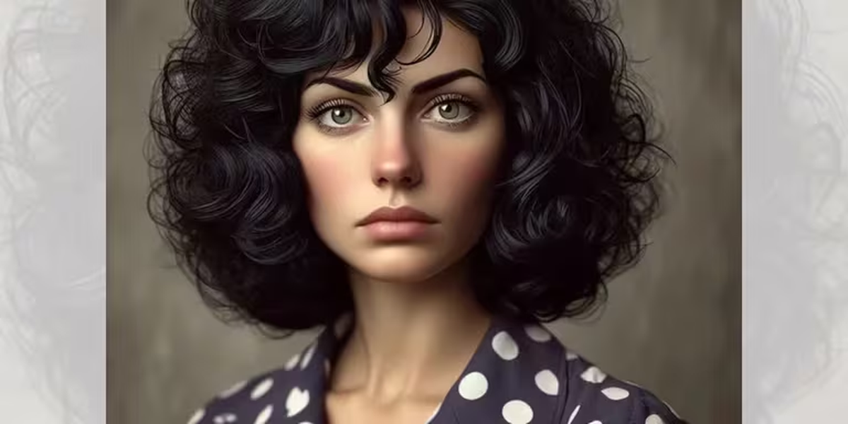 Otro retrato de Mafalda sí fuera real, pero esta vez en su versión de adulta. Otro retrato de Mafalda sí fuera real, pero esta vez en su versión de adulta.