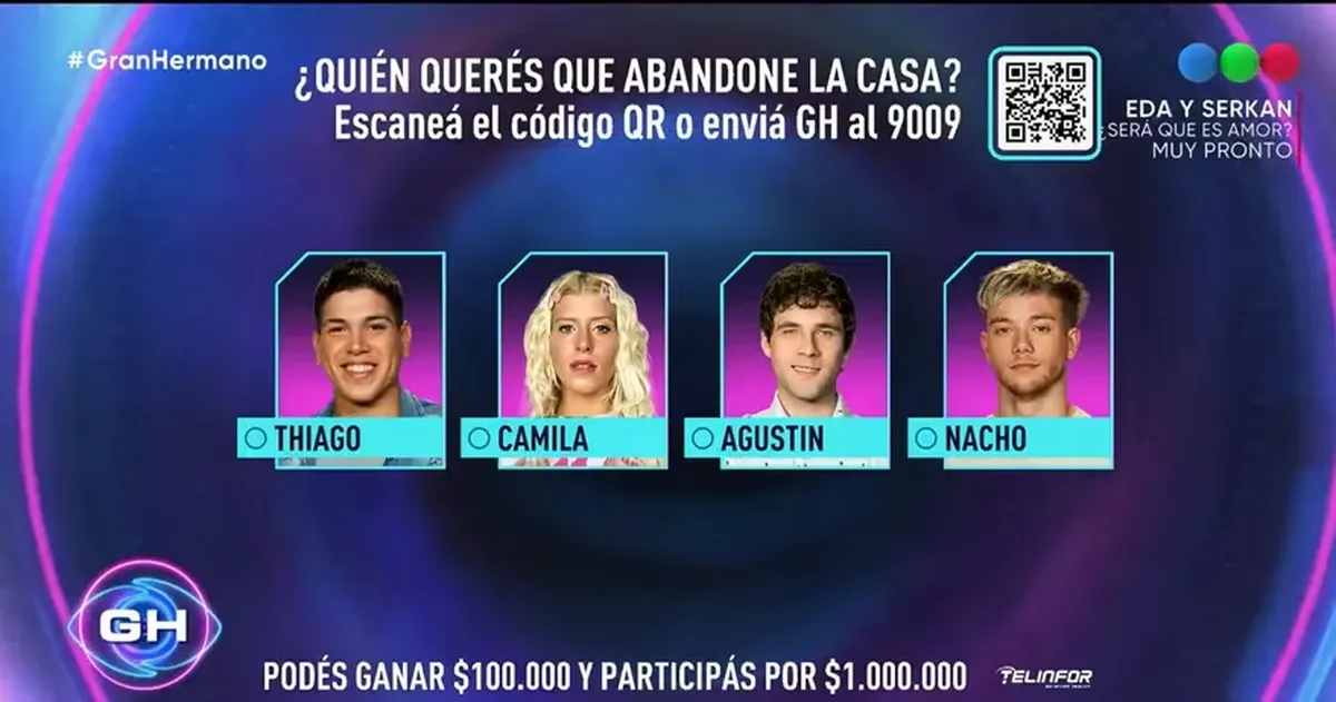 Nominación en Gran Hermano: Camila hizo la espontánea y dejó a Thiago en placa