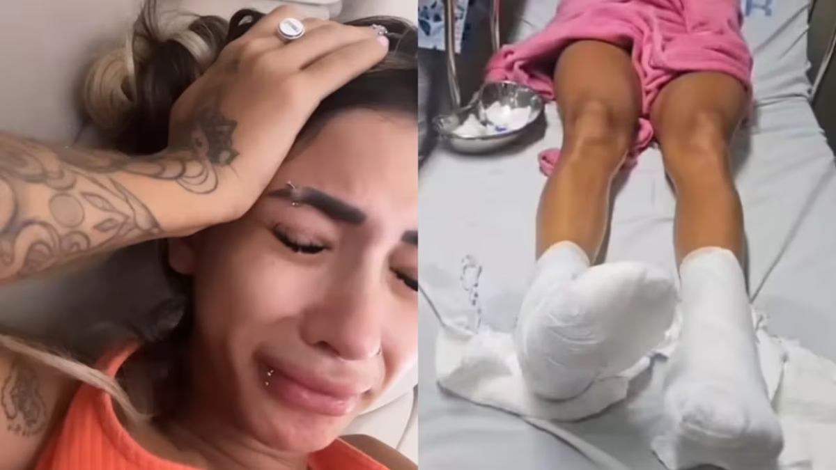 Quiso hacer un reto de TikTok y casi pierde los pies: Tenía mucho miedo
