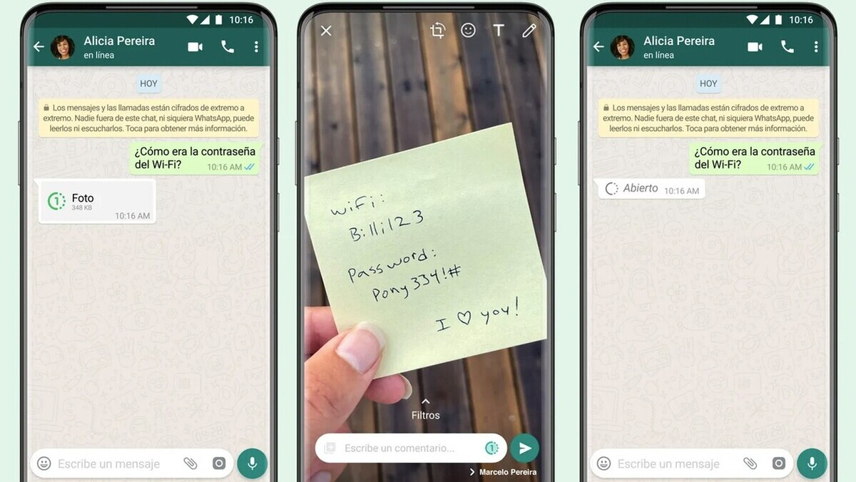 Enviar fotos temporales por WhatsApp ahora es posible. Enviar fotos temporales por WhatsApp ahora es posible.
