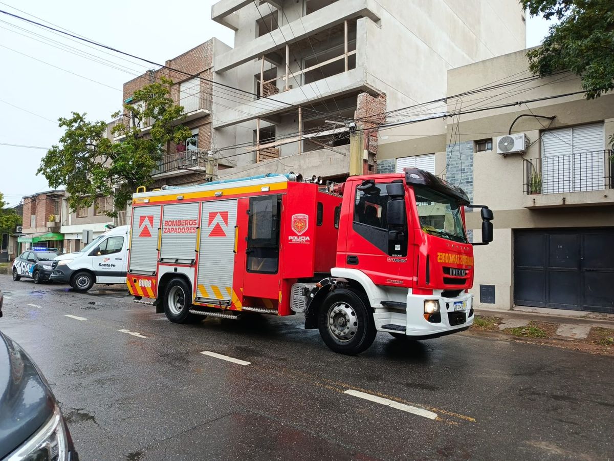 Al lugar arribó personal de Bomberos y del 107