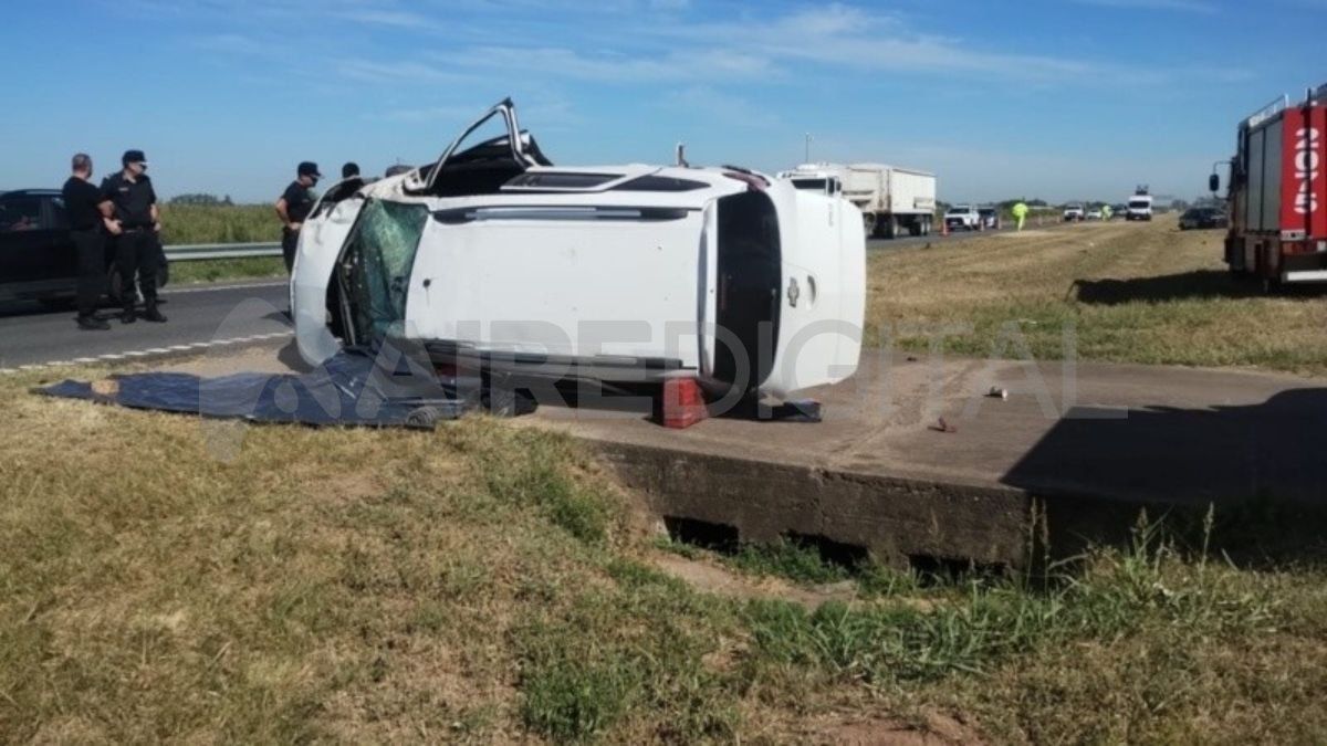 El accidente fatal se produjo en la autopista Rosario - Santa Fe