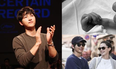Song Joong Ki, actor coreano de Vincenzo y Descendientes del Sol, anunció el nacimiento de su hijo.
