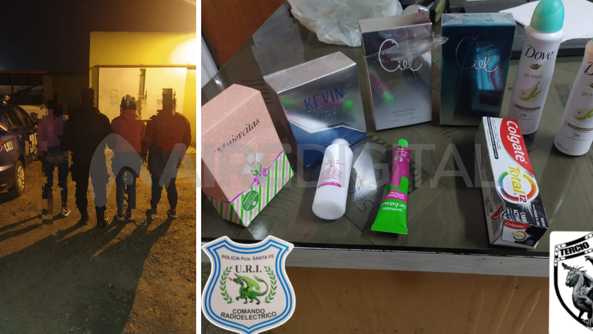 Dos mujeres y un hombre detenidos por robo en dos supermercados
