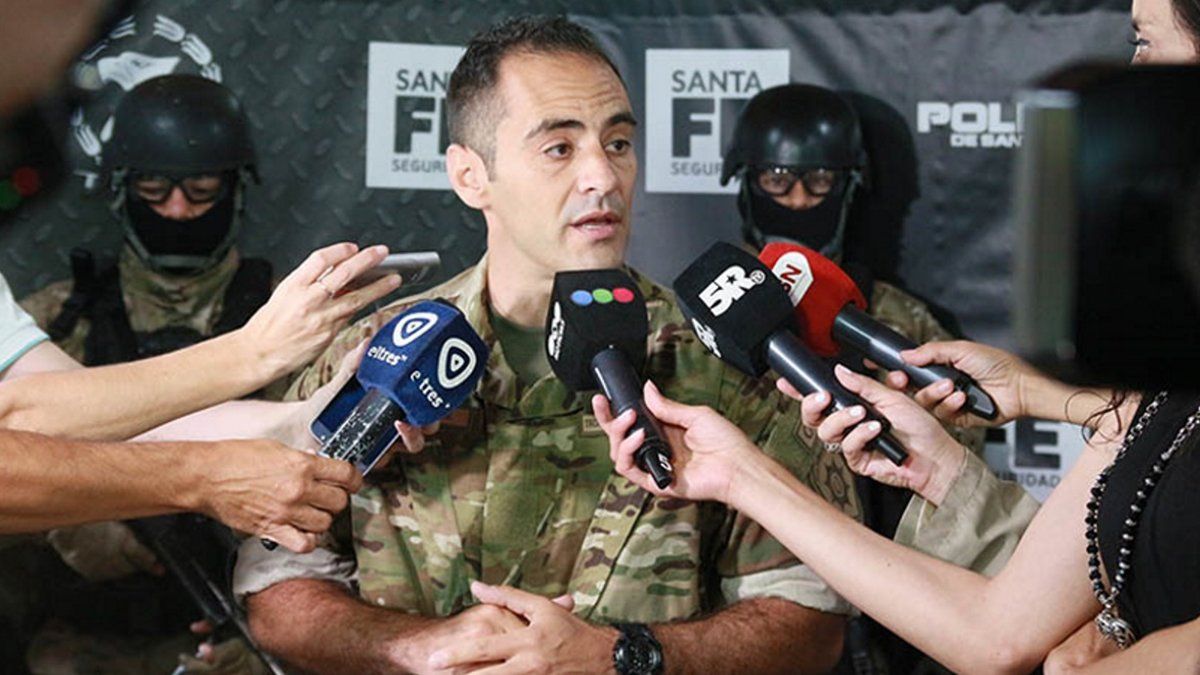 Maximiliano Bertolotti, jefe de la Unidad Especial de Inteligencia de Santa Fe.