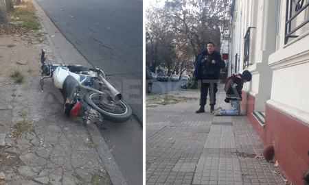 Arresto ciudadano a dos motochorros que intentaron robarle el celular a una mujer mayor y la arrastraron. Arresto ciudadano a dos motochorros que intentaron robarle el celular a una mujer mayor y la arrastraron.