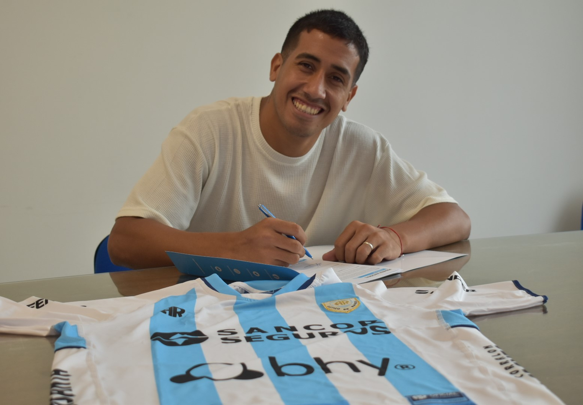 Franco Nicolás Quiroz, nuevo jugador de Atlético Rafaela. Franco Nicolás Quiroz, nuevo jugador de Atlético Rafaela.