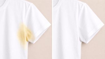 Cómo limpiar las manchas de sudor de la ropa con un truco casero y sin gastar
