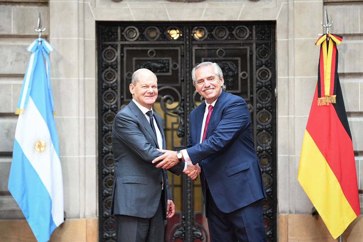 Esta es la tercera oportunidad en que el presidente Alberto Fernández se reúne con Olaf Scholz.