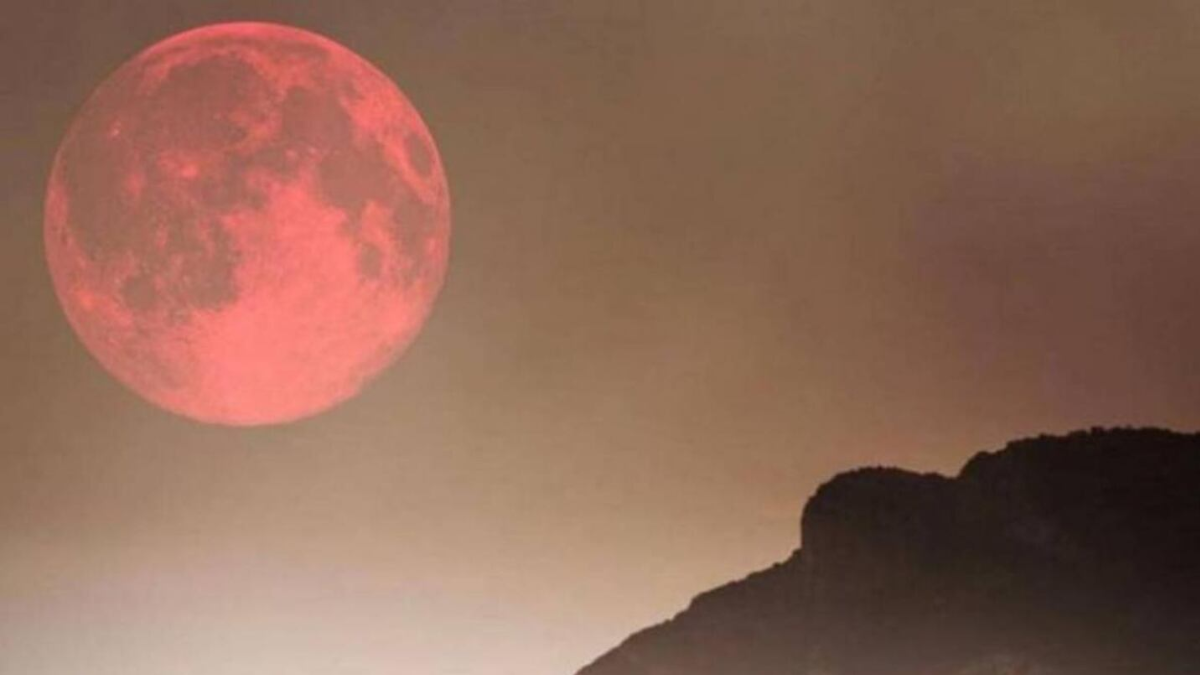 Cuándo y cómo ver la Luna Rosa de abril desde Argentina