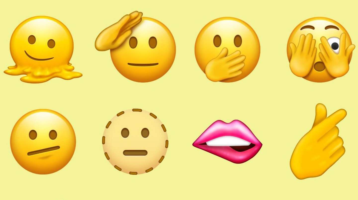 Algunos de los nuevos emojis aprobados por el consorcio Unicode