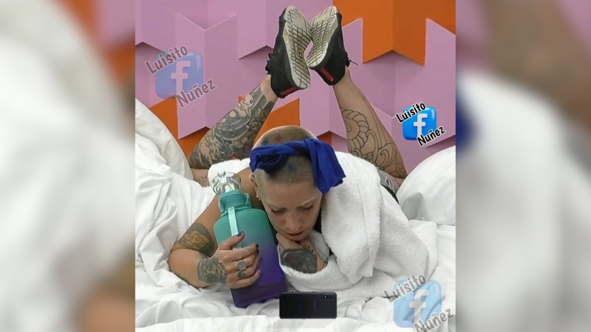 Furia de Gran Hermano fue víctima del photoshop. Furia de Gran Hermano fue víctima del photoshop.