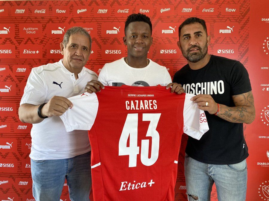 Club Atlético Independiente oficializó la incorporación del ecuatoriano Juan Cazares