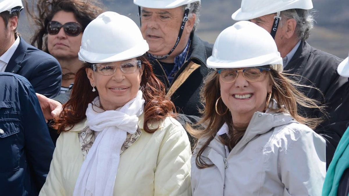 Cristina y Alicia Kirchner en Santa Cruz.