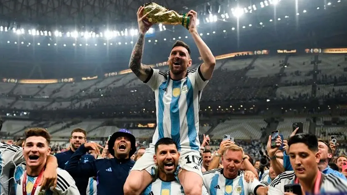 Kun Agüero contó una de sus anécdotas tras las celebraciones de haber ganado la Copa del Mundo.