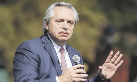 No podemos dejar que nos asfixien. dijo el presidente Alberto Fernández. No podemos dejar que nos asfixien. dijo el presidente Alberto Fernández.