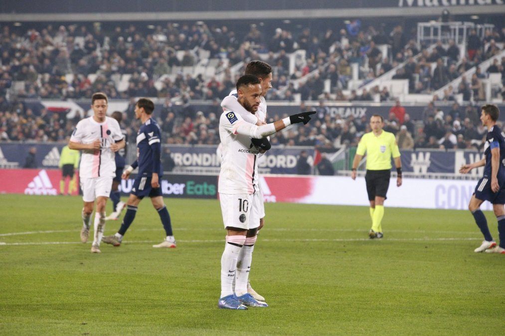 Paris Saint-Germain, sin Lionel Messi, venció al Bordeaux y consolidó su liderazgo en la Ligue 1