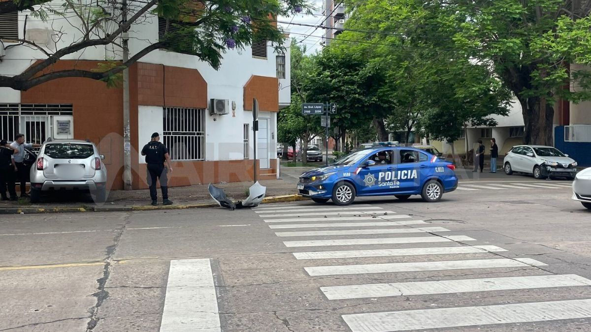 Impactante accidente en Barrio Sur. Impactante accidente en Barrio Sur.