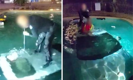 Un hombre quedó atrapado en su auto al fondo de una pileta en Estados Unidos. Un hombre quedó atrapado en su auto al fondo de una pileta en Estados Unidos.