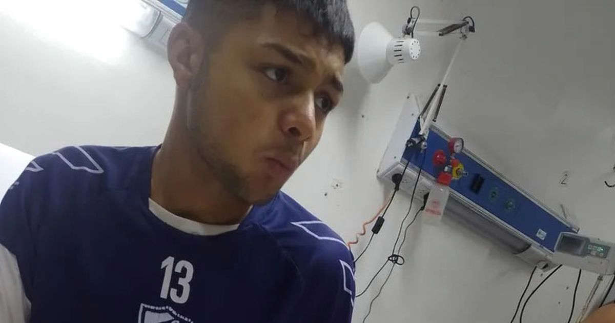 Lautaro Rivero es jugador de las inferiores de Quilmes y fue brutalmente atacado y asaltado cuando salía del predio.