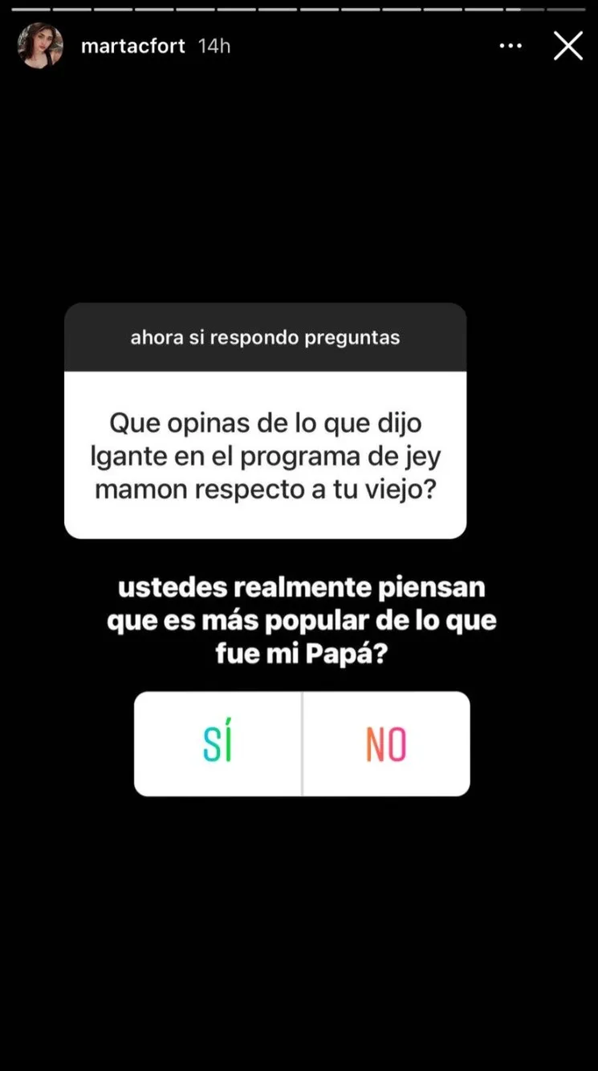 Marta Fort se pronunci&oacute; en contra de L-Gante.