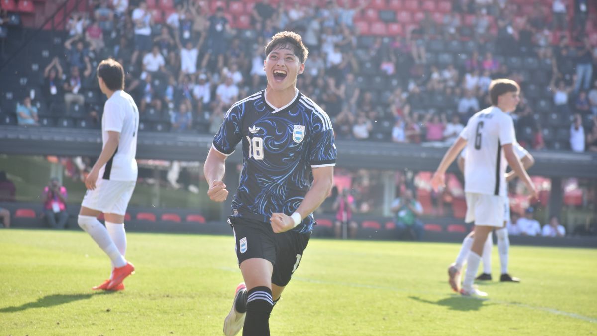 Argentina ganó 1 a 0 con gol de Franco Domínguez Ávila.