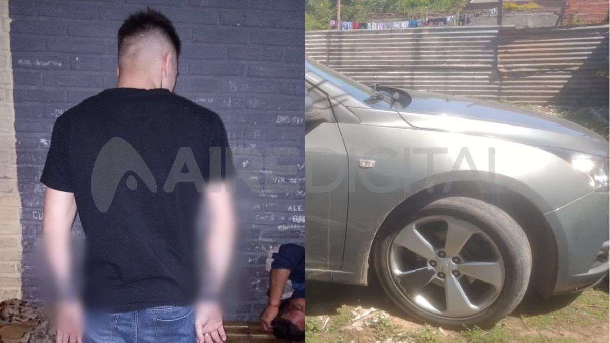 Un joven de 21 años detenido y un auto secuestrado